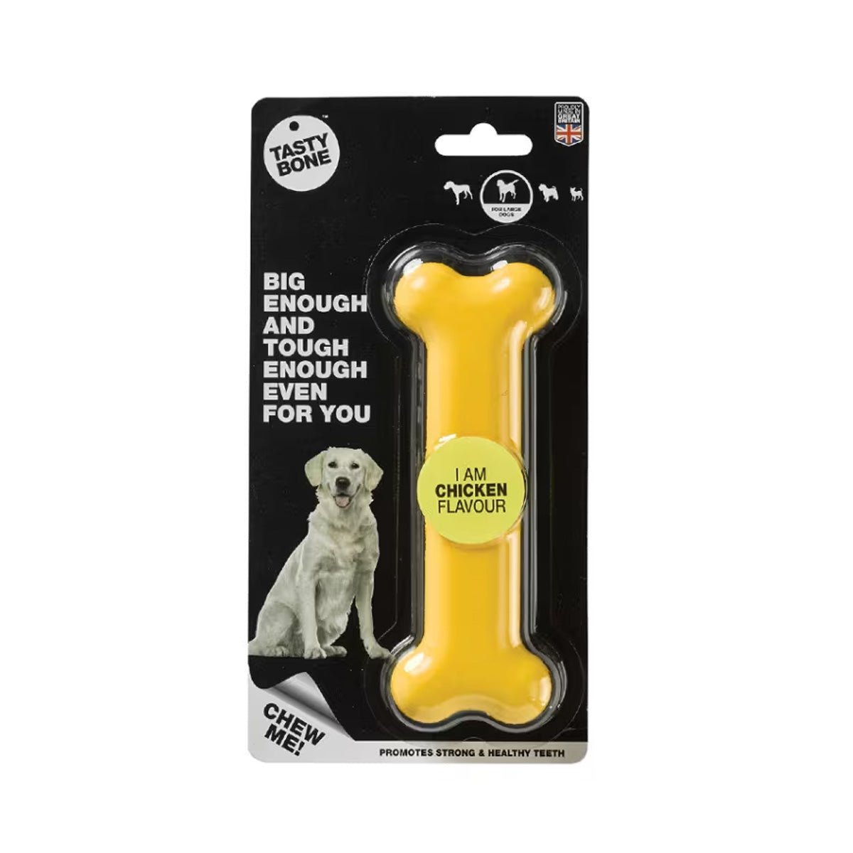 Tasty Bone mordedor para perro sabor Pollo Large