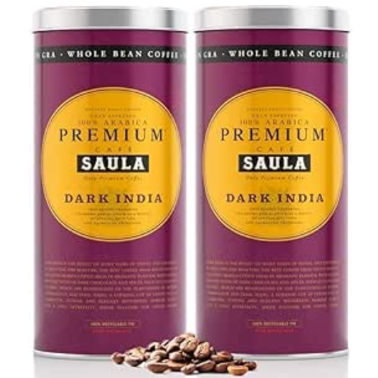 Pack x 2 café gran espresso premium Dark India Grano 500g