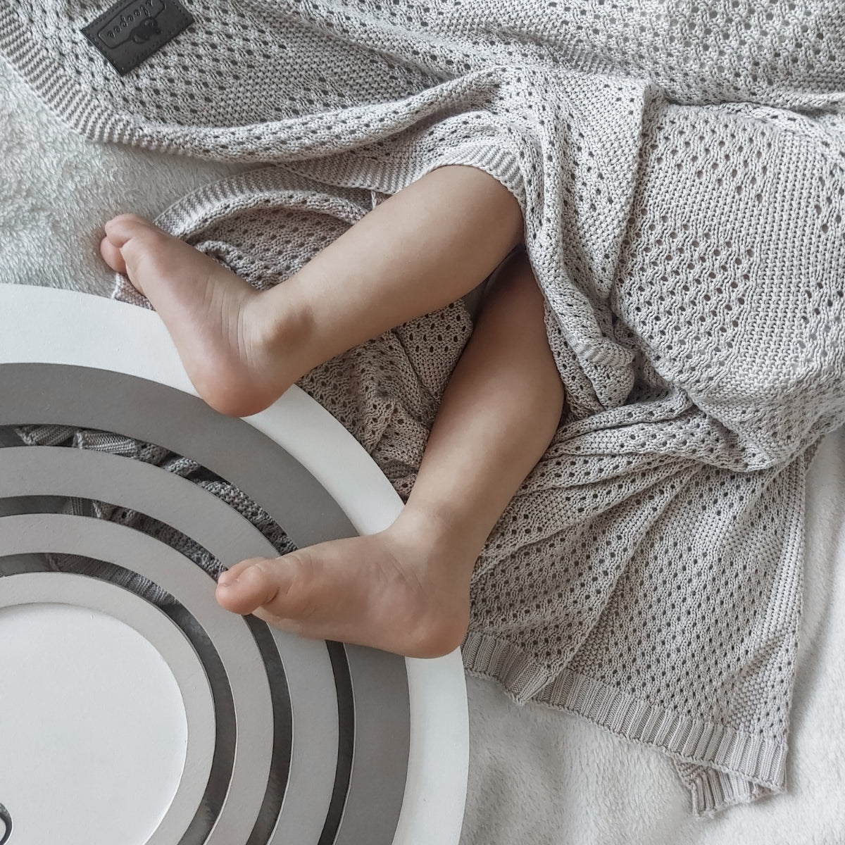 Manta De Bebe Light Bambú Beige