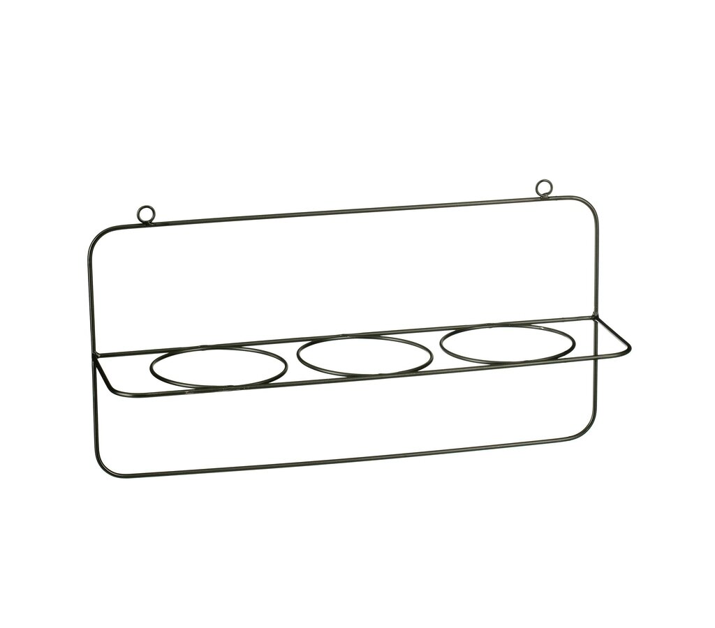 Estanteria Plantas Negra 50cm