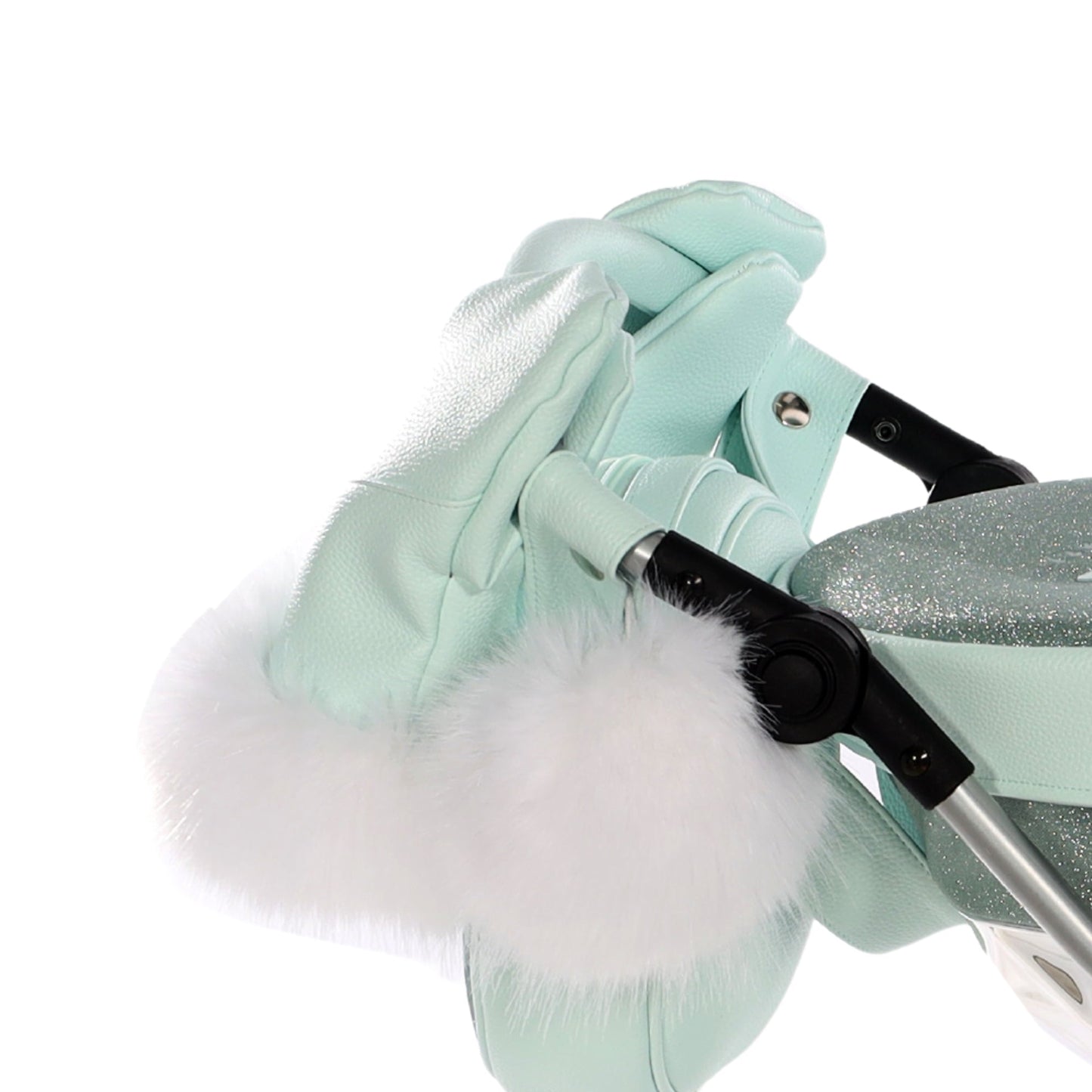 Manoplas Para Carro De Muñecas Dorado