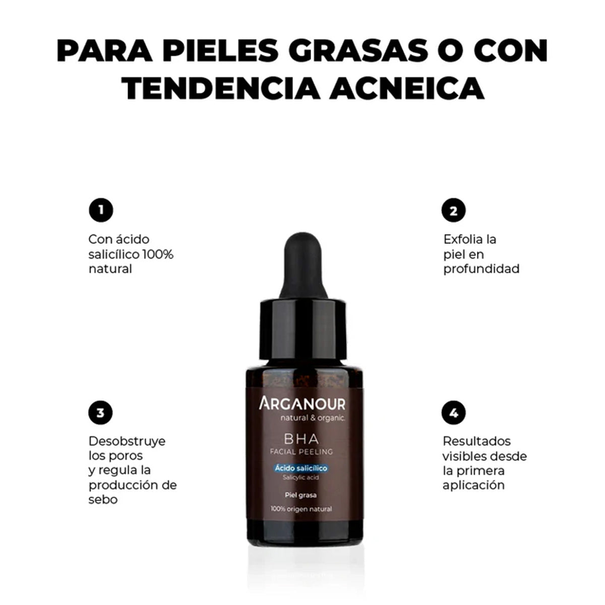 BHA Sérum Exfoliante Pieles Grasas 30ml