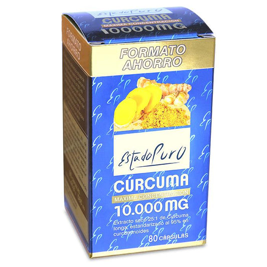 Estado Puro Curcuma Tongil 80 Caps Formato Ahorro