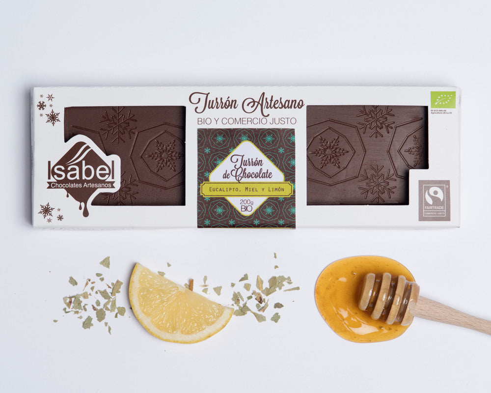 Turrón Artesano Bio – Eucalipto, Miel Y Limón, 200 G._0