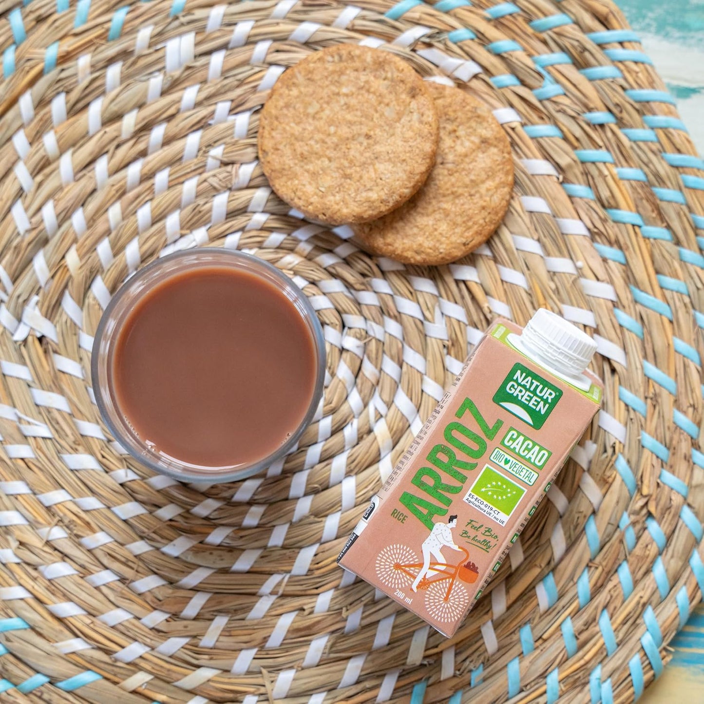 Bebida de Arroz Cacao Bio NaturGreen 200 ml