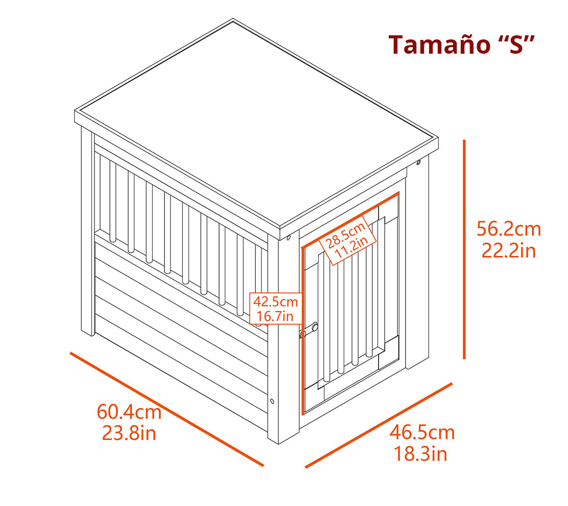 Jaula Para Perros Confort Modelo Arkansas - Perrera De Interior - Cuatro Colores Y Tres Tamaños A Elegir Gris_2
