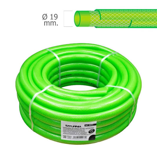 Saturnia Tubo Manguera Latflex Reforzado, Diámetro 19 Mm, 3/4 Pulgadas, Rollo 50 Metros