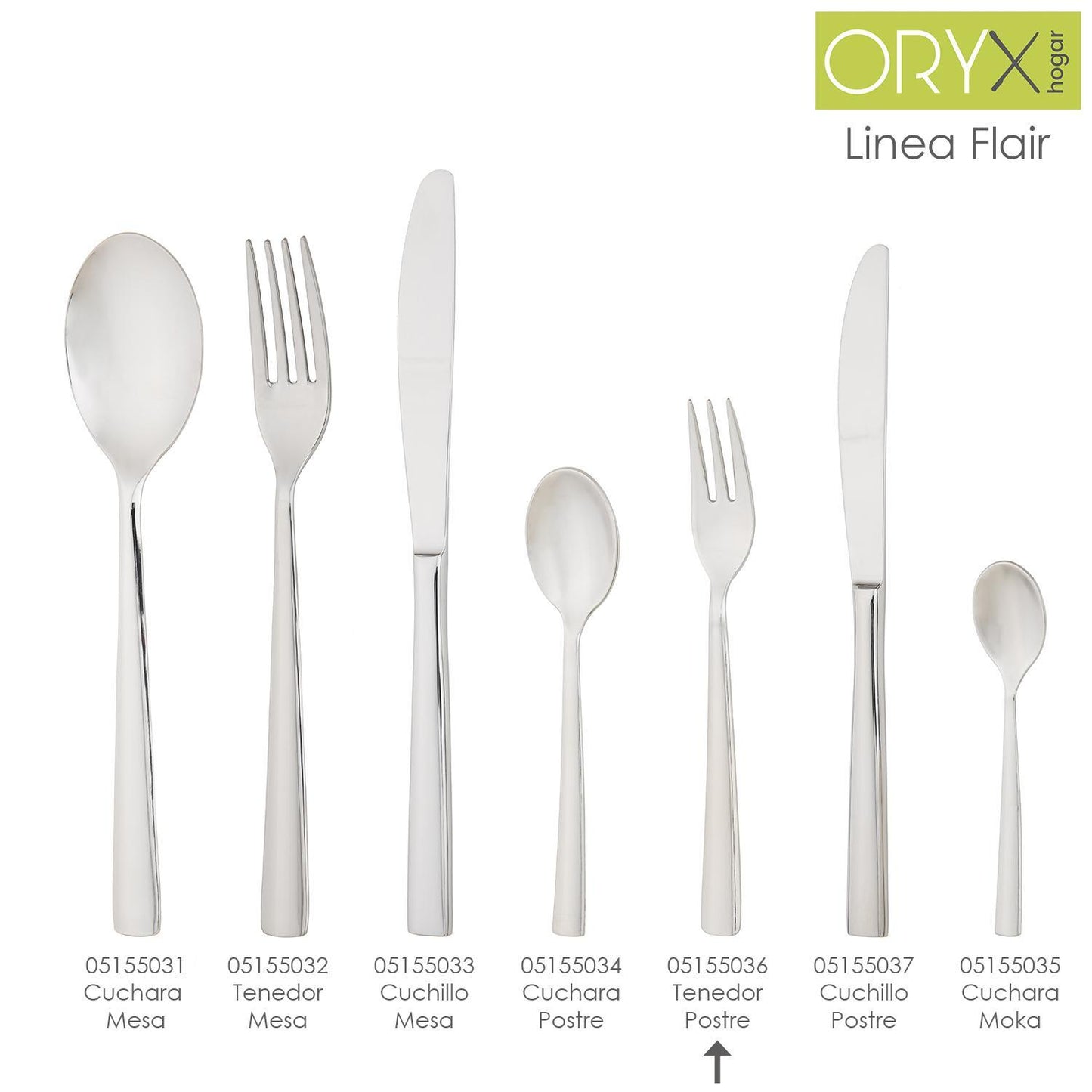 Tenedor Postre Flair 159 Mm.caja 12 Unidades_2