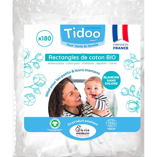 Rectángulos de algodón 180 uds Tidoo