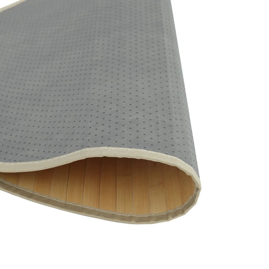 Vidaxl Alfombra Redonda Bambú Color Natural Claro 80 Cm_4