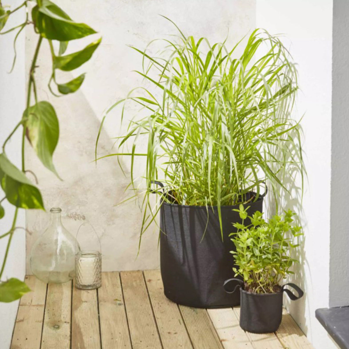 Bag4Plant Bolsa de plantación de fieltro geotextil ø15 cm 2,7 L