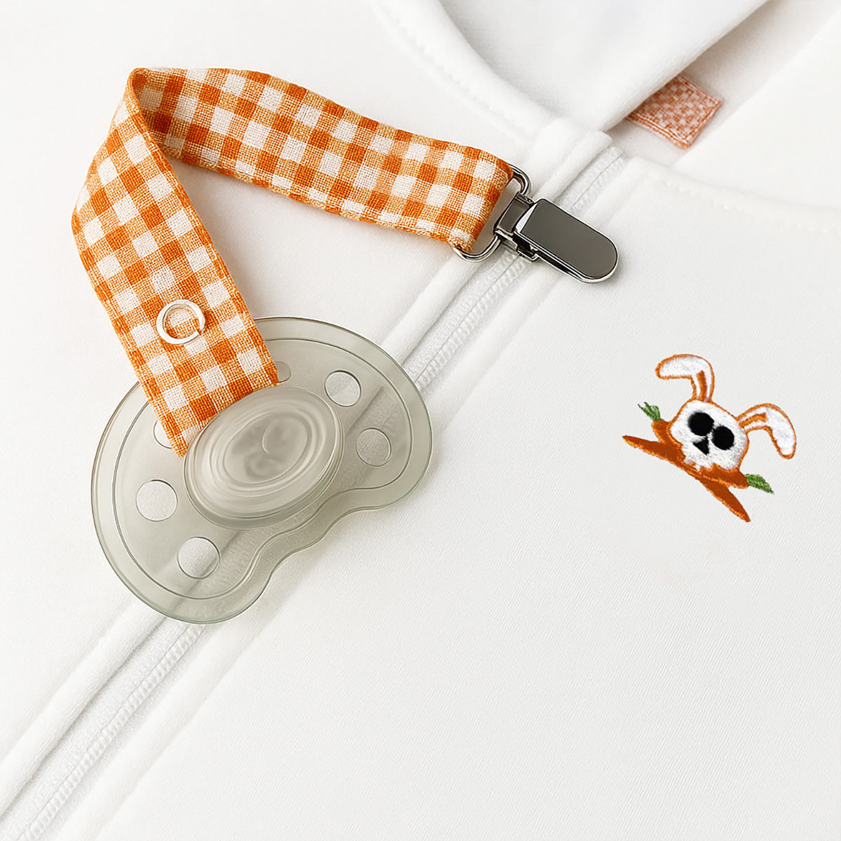 Clip Para Chupete Vichy De Algodón Orgánico_5