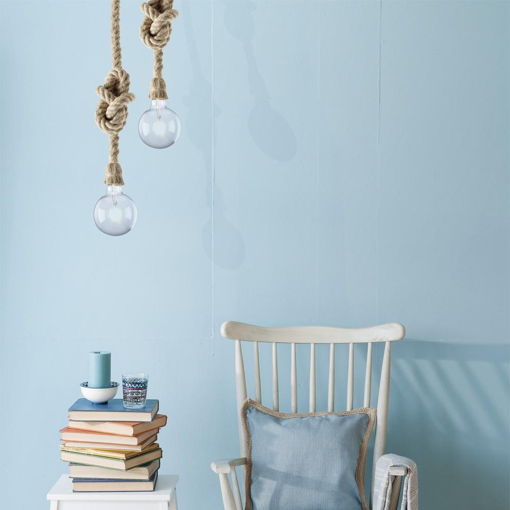 PENDANT RÚSTICO 1m CUERDA DE PITA 1xE27 WINERY - CRISTALRECORD