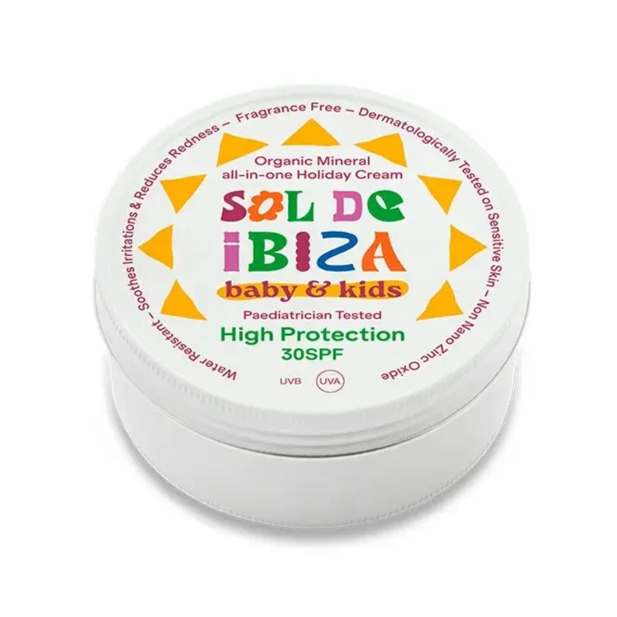 Crema Solar All in one-Bebés 0 meses SPF30 Sol de Ibiza BIO 100 gr
