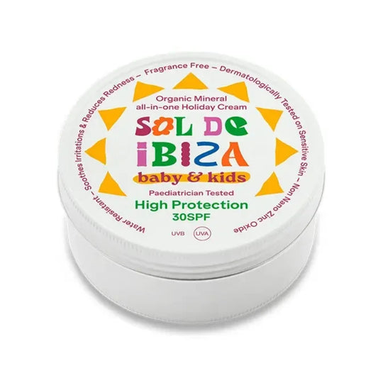 Crema Solar All in one-Bebés 0 meses SPF30 Sol de Ibiza BIO 100 gr