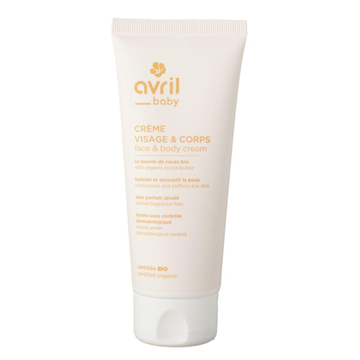 Crema facil y corporal bebés BIO Avril 100 ml