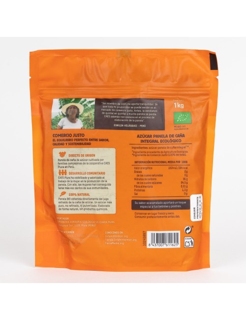 Azúcar Panela grano fino Bio Tierra Madre 1 kg