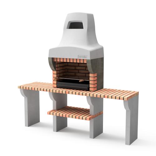 Barbacoa Bailen con 2 bancadas Movelar