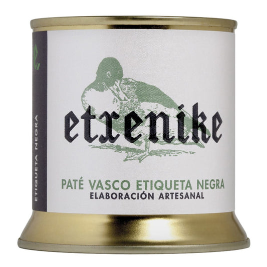 Paté Vasco De Pato Etiqueta Negra etxenike 200 Grs.