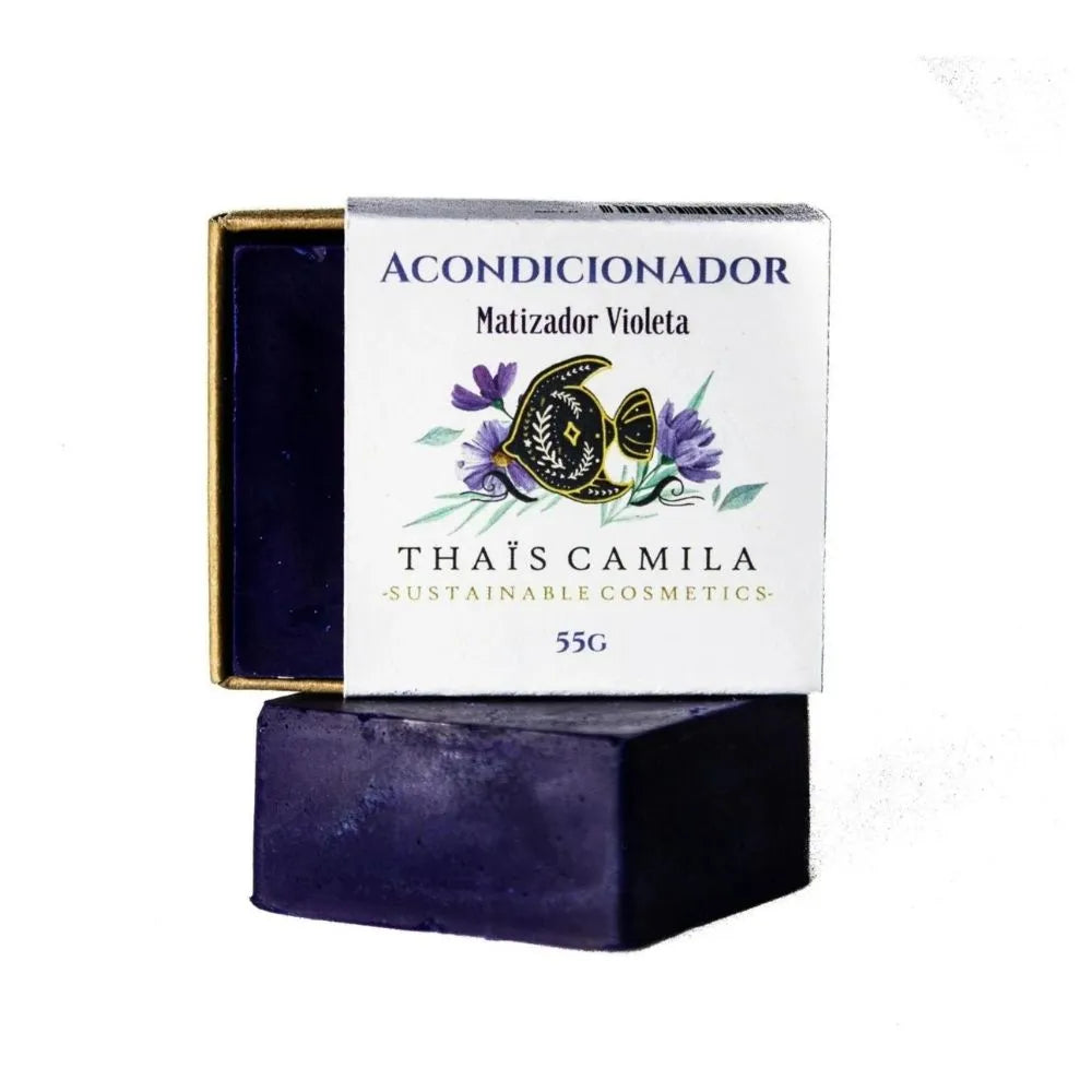 Thais Camila Acondicionador Matizador Violeta Pelo Teñido, Rubio, Decolorado O Blanco 55g_0