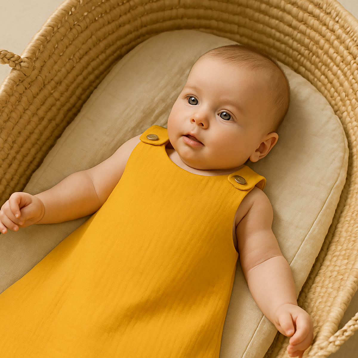 Saco De Dormir De Verano De Algodón Orgánico Honey