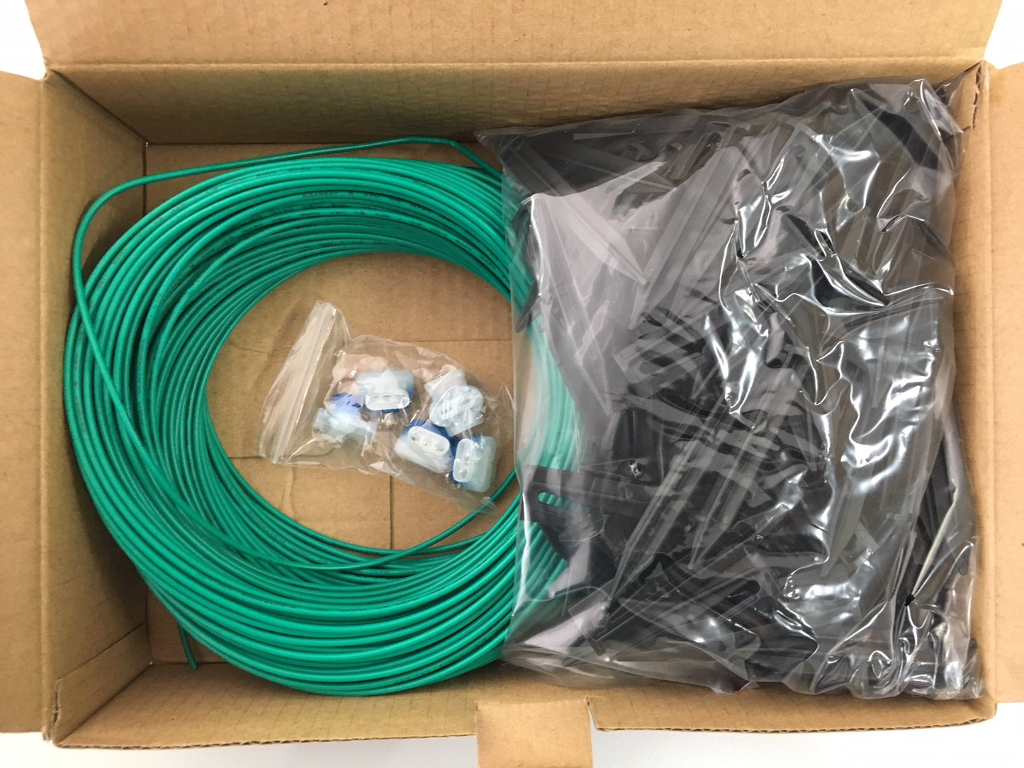 Juego De Extension De Cable Delimitador: Cable De 100 M En Espiral, 5 Conectores De Cable Delimitador, 125 Clavijas_2