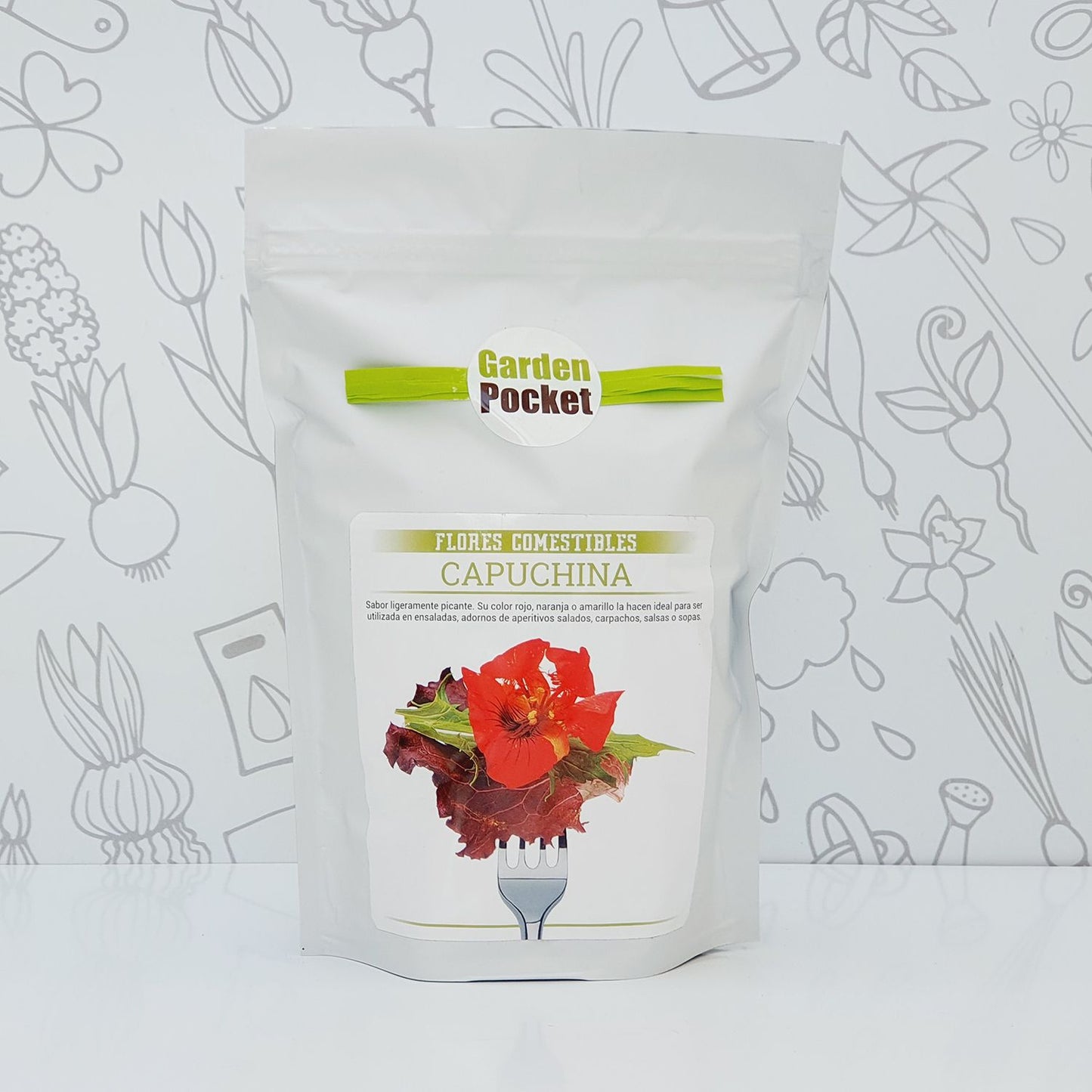 Kit huerto de flores comestibles: Capuchina
