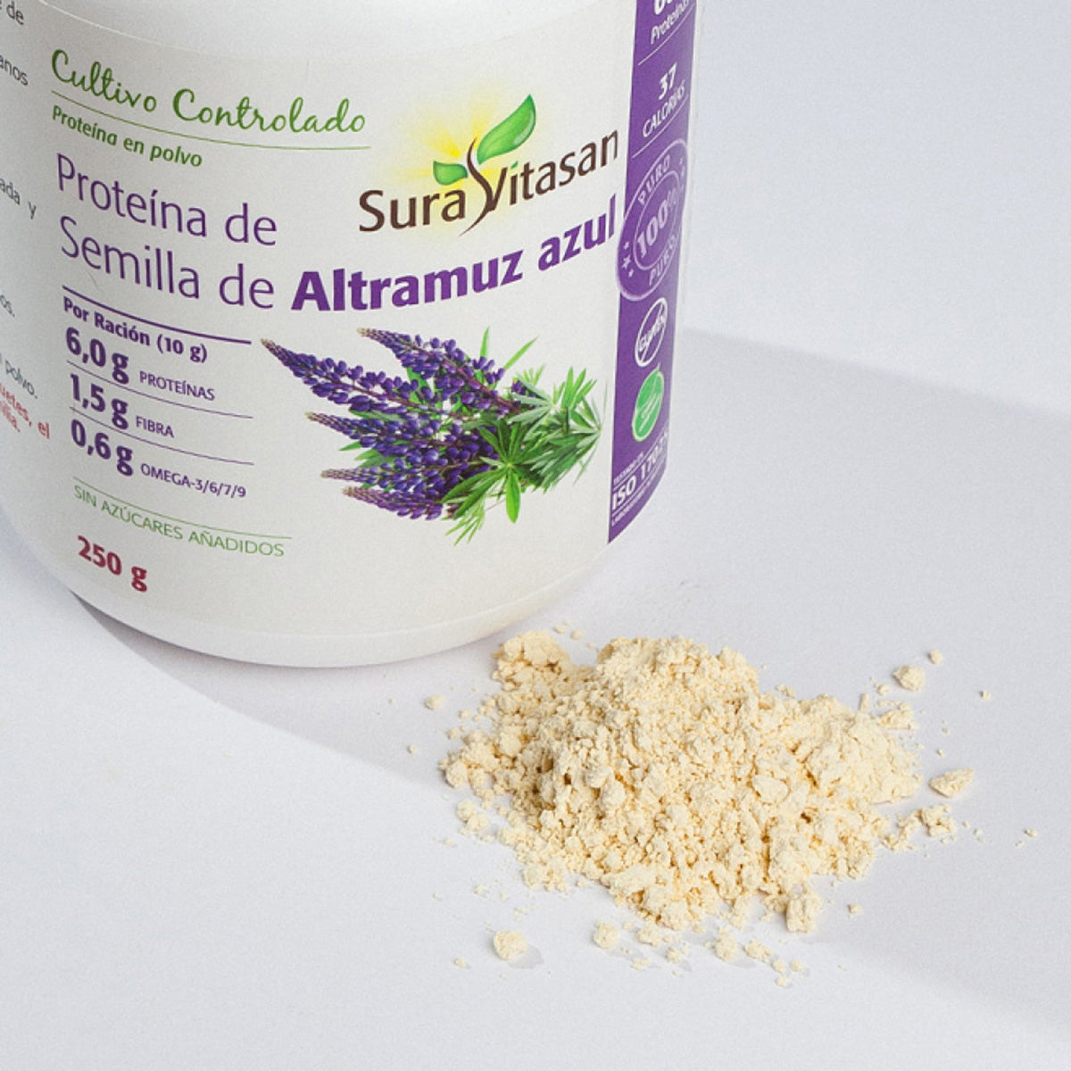 Proteina semilla altramuz azul, Sura Vitasan, 250 gr