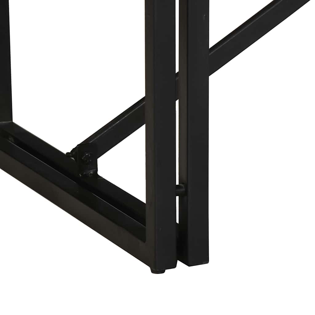 Mesa De Centro 100x50x35 Cm Madera Maciza Acacia_4