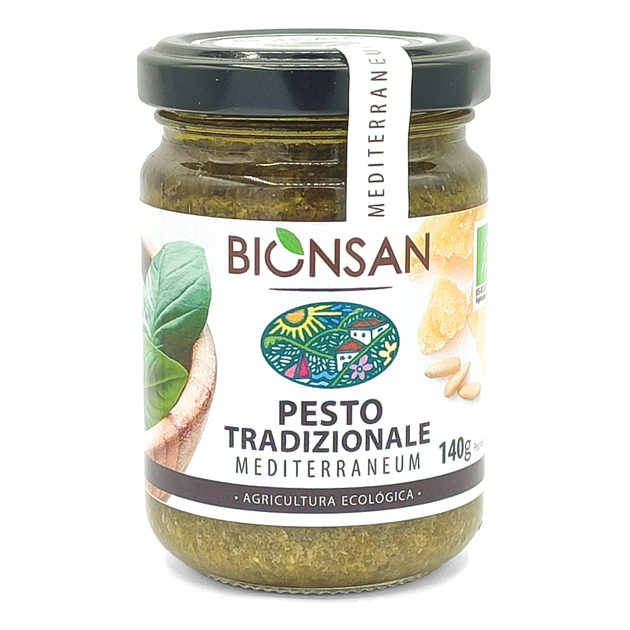 Pesto Tradizionale Con Piñones Ecológico 140g