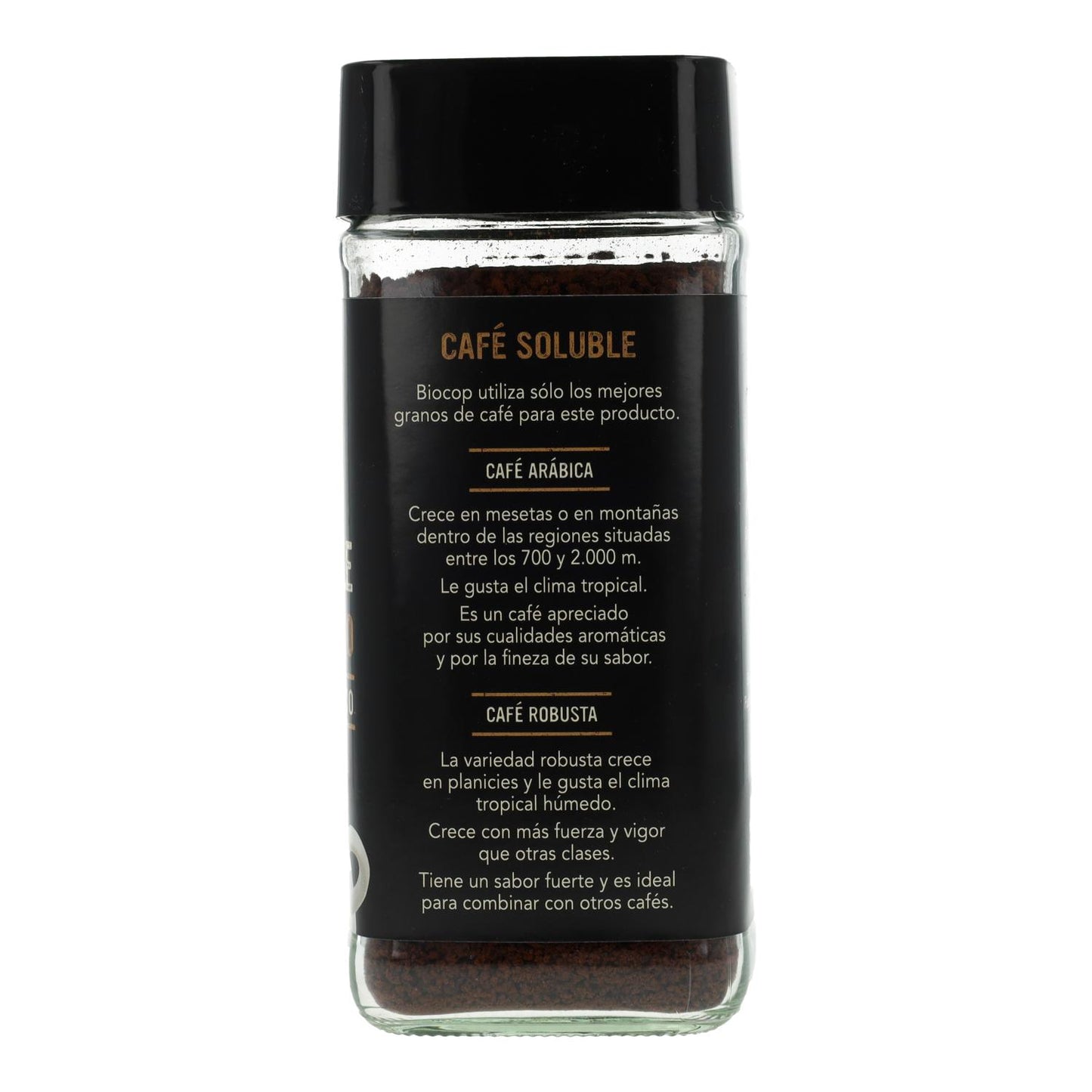 Café soluble instantáneo Biocop 100 g