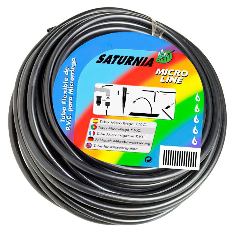 Goteo Microtubo Pvc (rollo 25 Metros) Saturnia_0