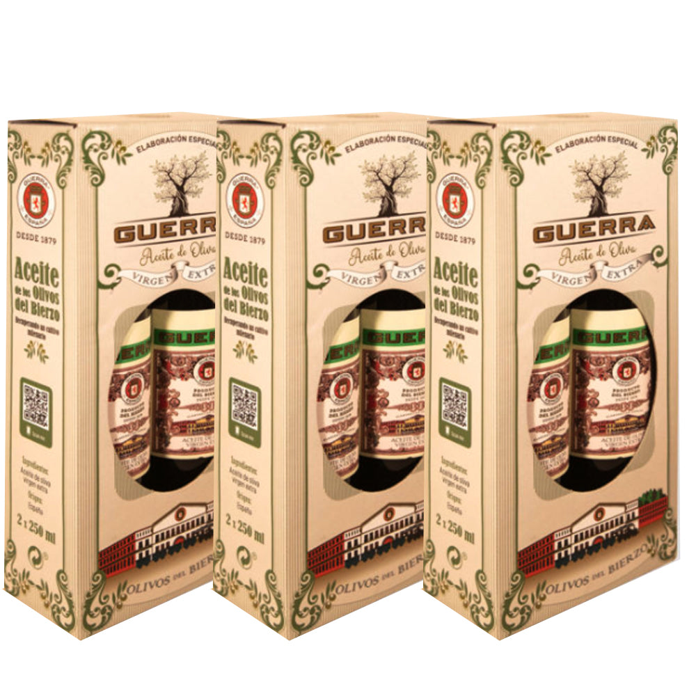Aceite de oliva virgen extra Guerra. Caja 2 botellas 250ml_0