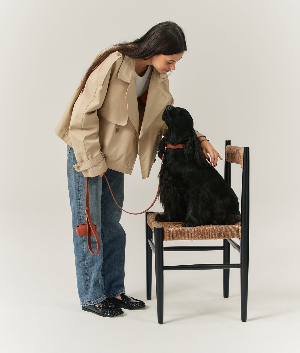 Cafide Correa De Cuero Vegano Marrón. Modelo Jala.