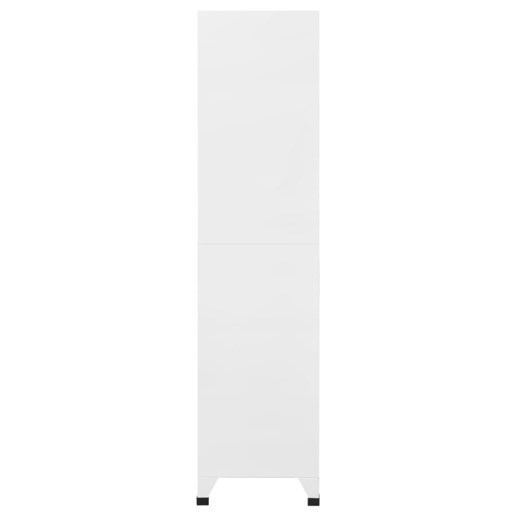 Taquilla De Acero Blanco 90x40x180 Cm_3
