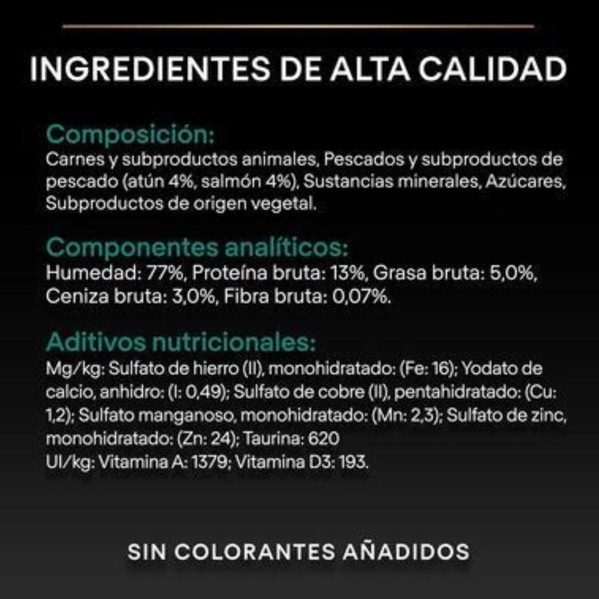 Pro Plan Gato Adulto Sterilised  Maintenance Terrina con atún y salmón Purina lata 12 x 85 g