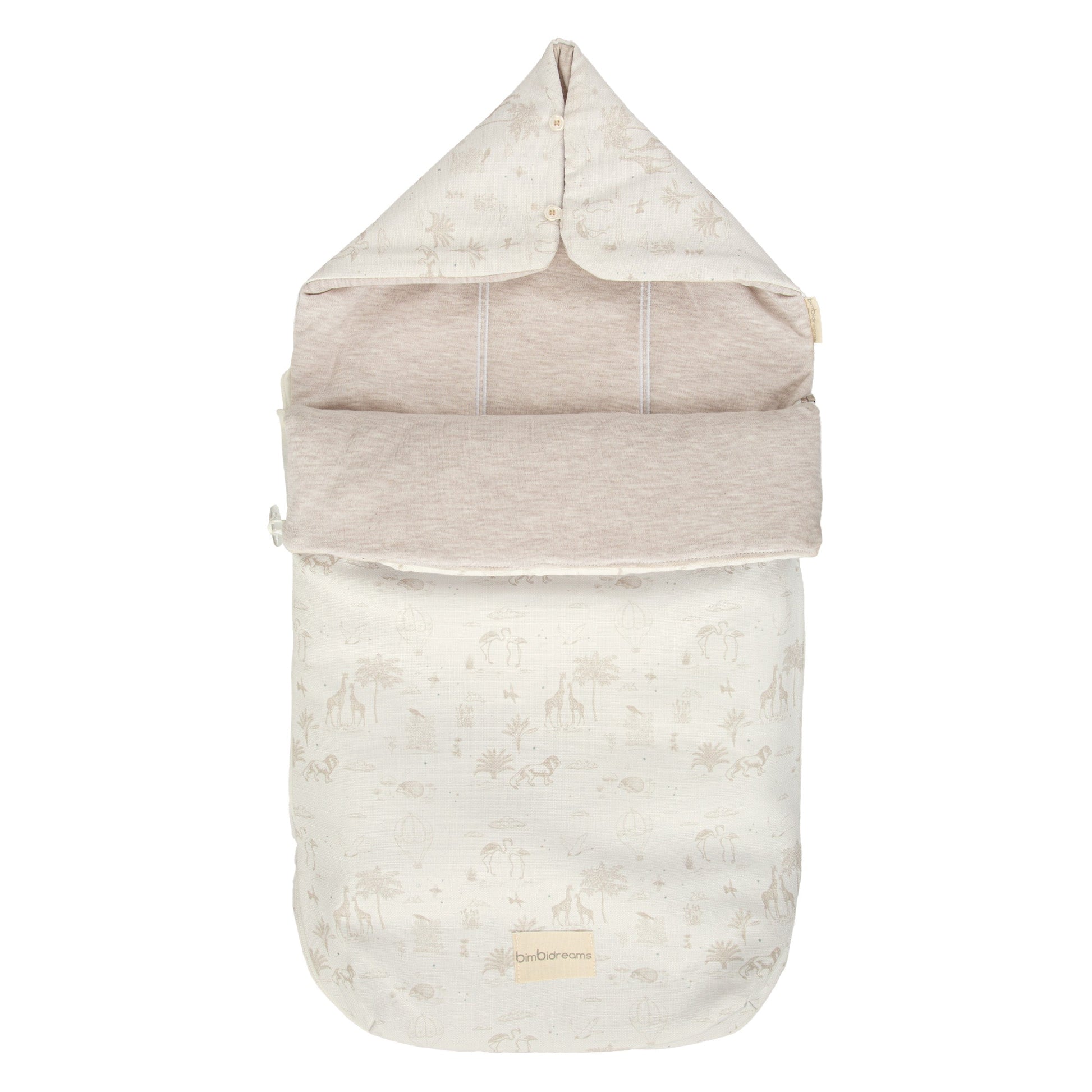 Noe Saco Capazo Con Capucha Universal Para Bebe 3 En 1