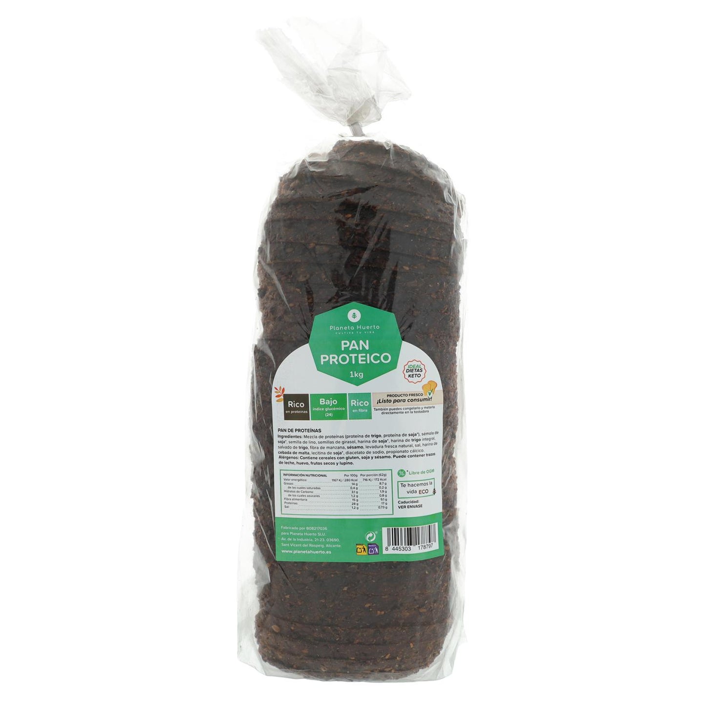 Pan proteico Planeta Huerto 1 kg