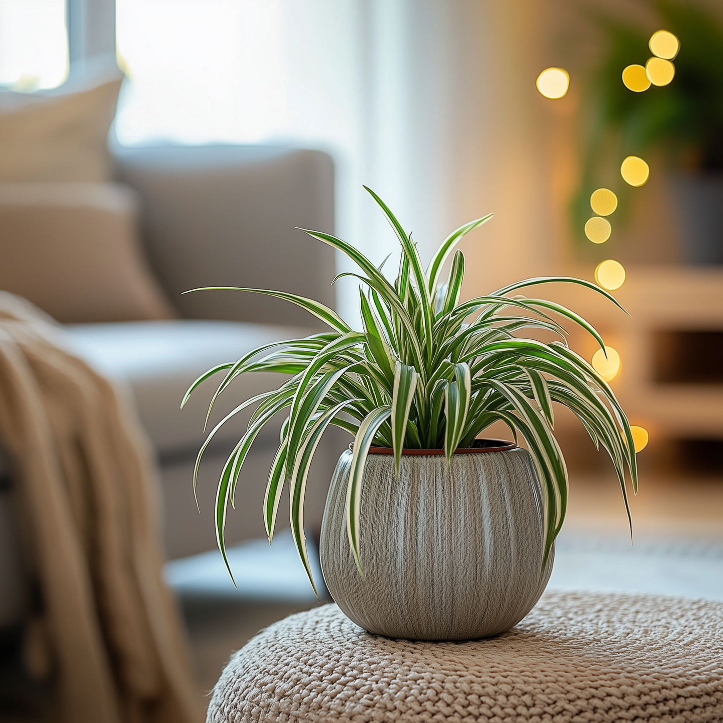 Malamadre - 3 Pzs - Chlorophytum Comosum 'atlantic' - Altura 25-40cm - ⌀12cm_4