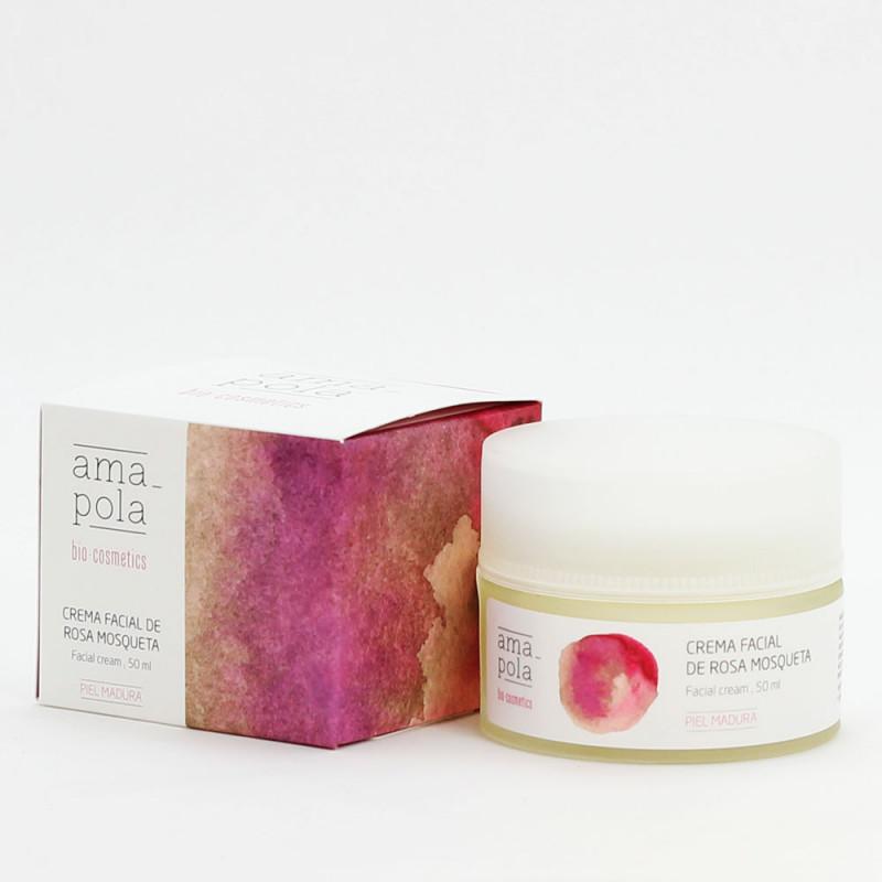 Crema regeneradora de rosa mosqueta Amapola Biocosmetics 50 ml