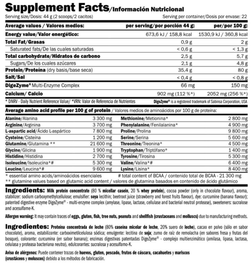 Micellar Casein - 1kg - Chocolate - Caseina - Amix Nutrition_5