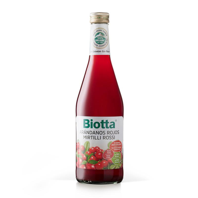 Jugo de Arándanos Rojos Plus 500 ml Biotta