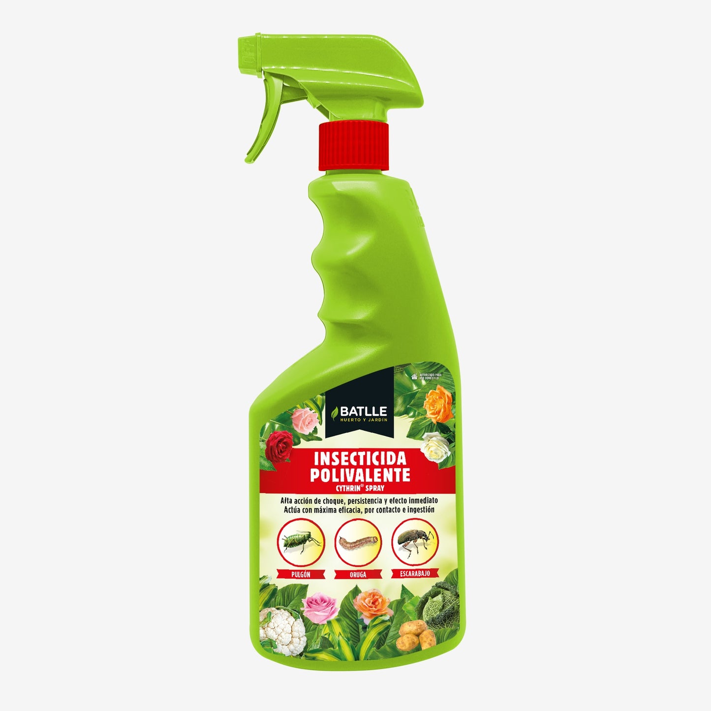 Insecticida Polivalente listo uso 750 ml Batlle