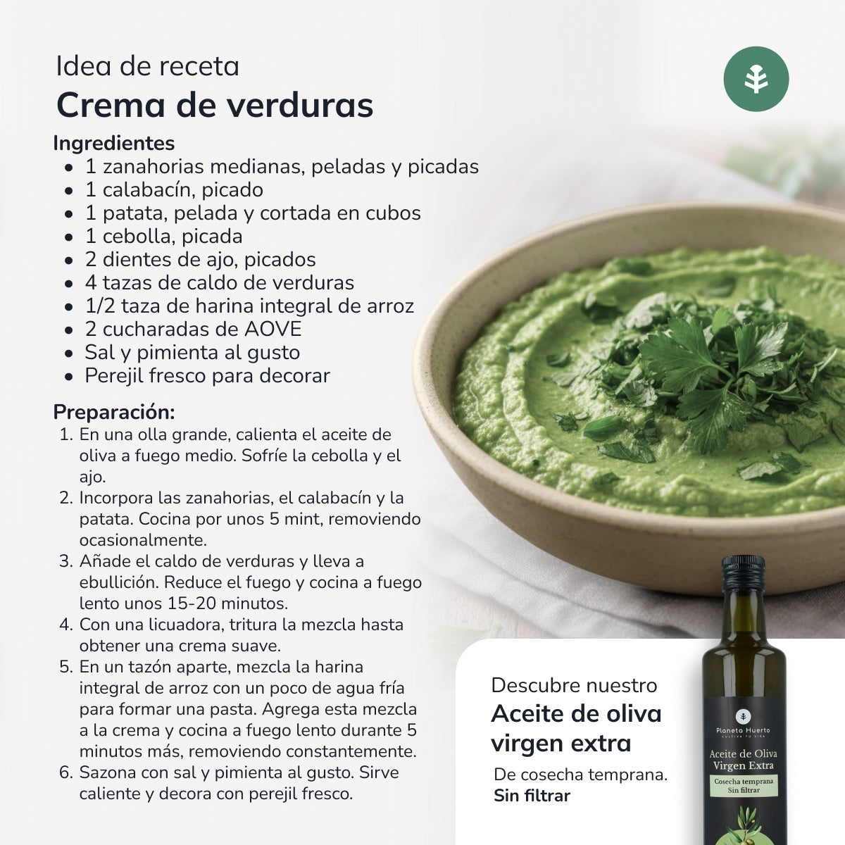 Harina de Arroz integral Sin Gluten ECO Planeta Huerto 500 g