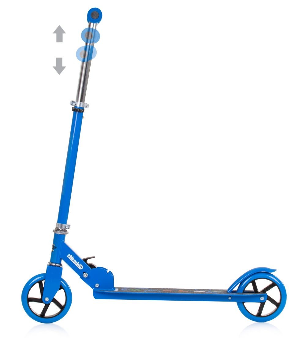 Patinete Infantil Sharky Hasta 100 Kg Plegable Blue_2