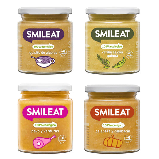 Pack Mix Tarritos BIO Smileat 4 uds de 230 g