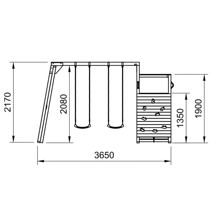 Parque Infantil Masgames Dolomitas Challenger.