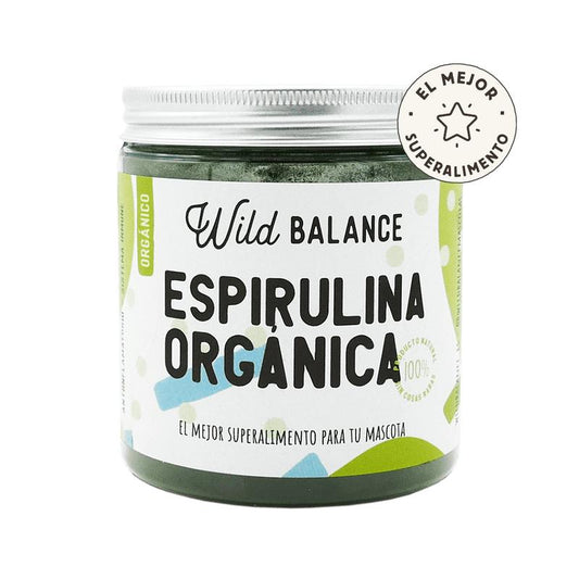 Espirulina Orgánica Suplemento natural para mascotas Wild Balance 100 g