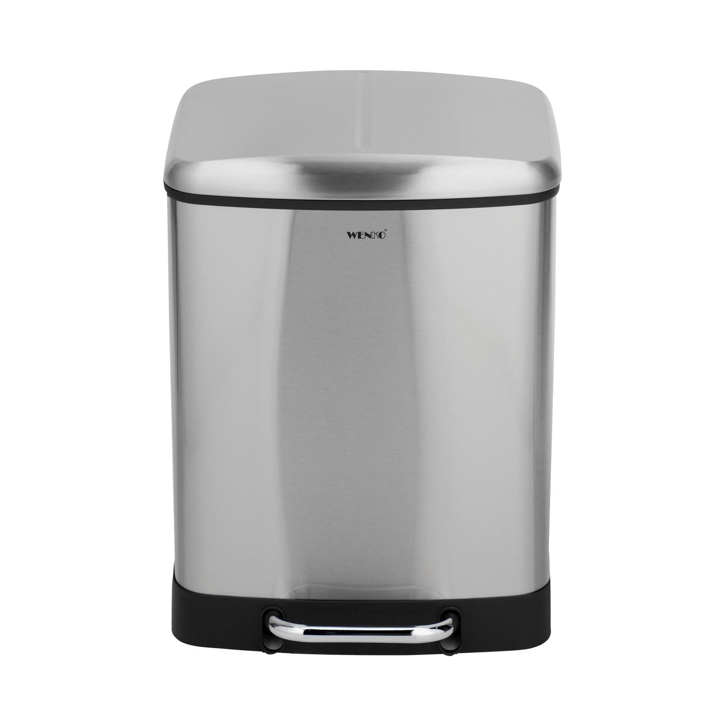 Cubo de pedal de acero inoxidable Easy Close Studio Duo, 2 x 20 lts.