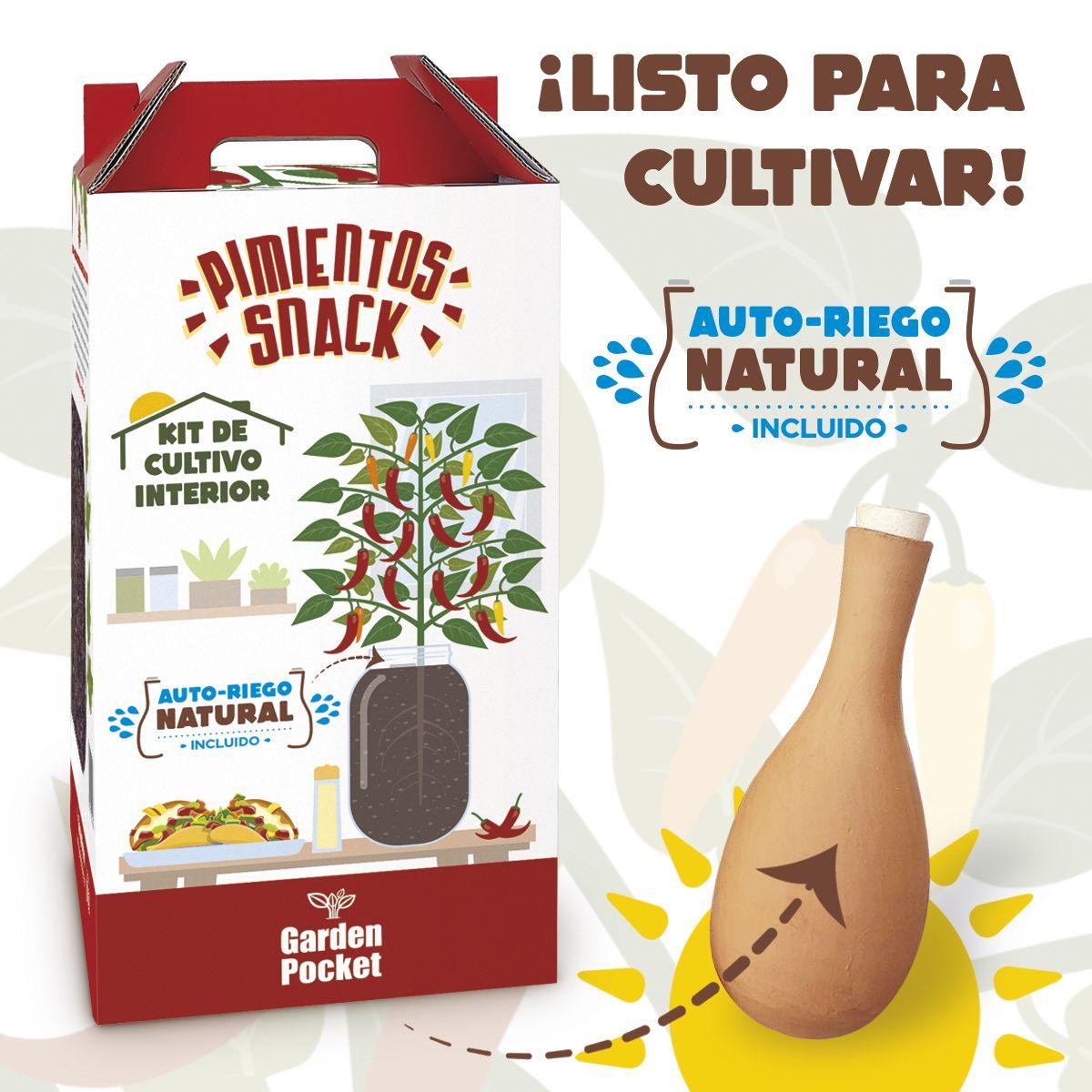Kit de cultivo interior Pimientos Snack